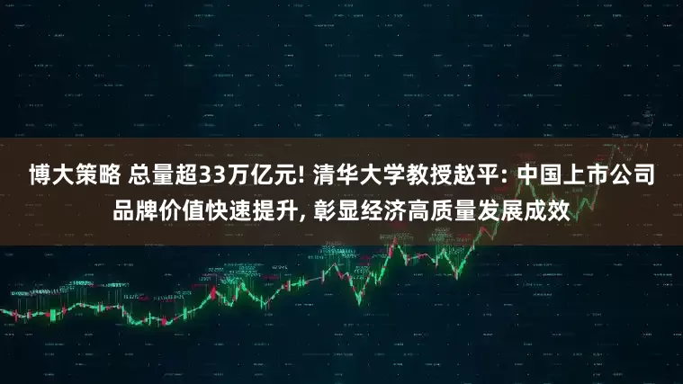 博大策略 总量超33万亿元! 清华大学教授赵平: 中国上市公司品牌价值快速提升, 彰显经济高质量发展成效